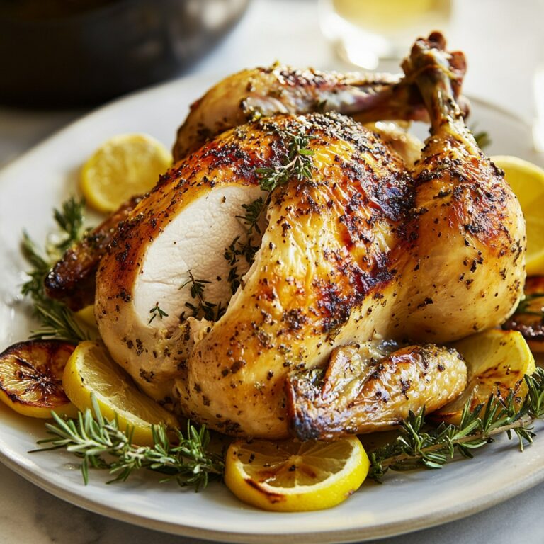 Lemon Herb Roasted Chicken Recipe