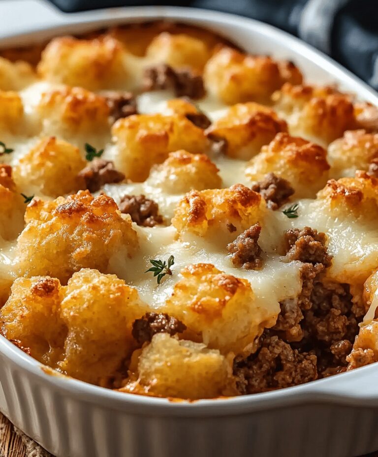 Tater Tot Casserole With Ground Beef Recipe