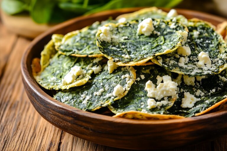 Mediterranean Spinach And Feta Crisps Recipe