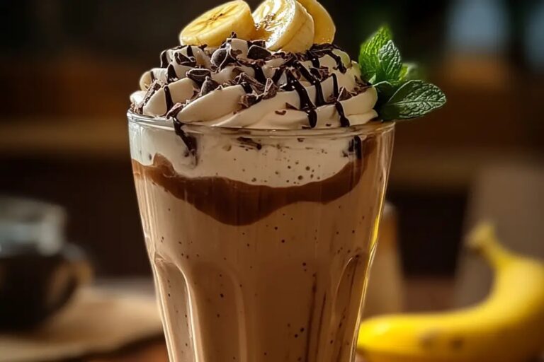 Banana Caramel Chocolate Frappuccino Recipe
