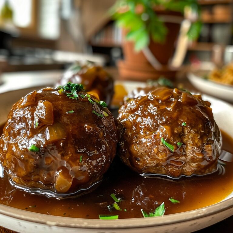 Salisbury Steak Meatballs Recipe