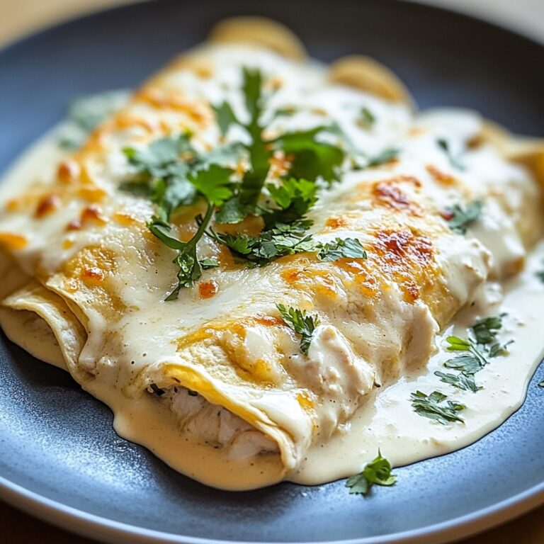 White Chicken Enchiladas Recipe