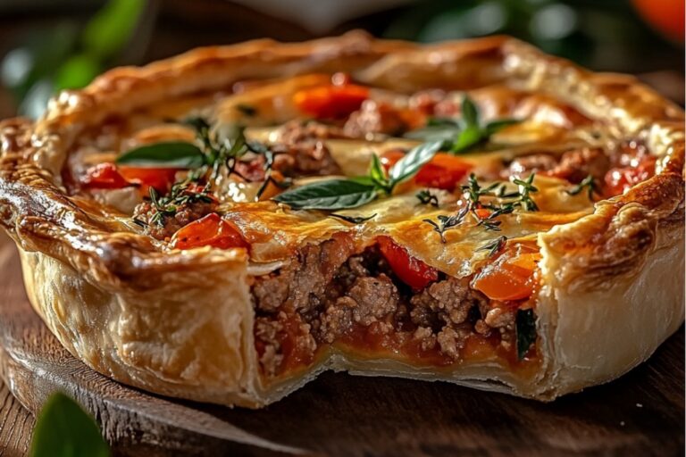 Three Meat Italian Pie Recipe
