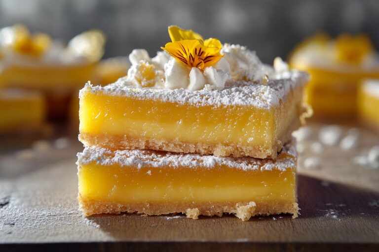 Lazy Day Lemon Cream Pie Bars Recipe