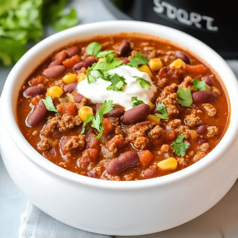 Crockpot Chili Recipe