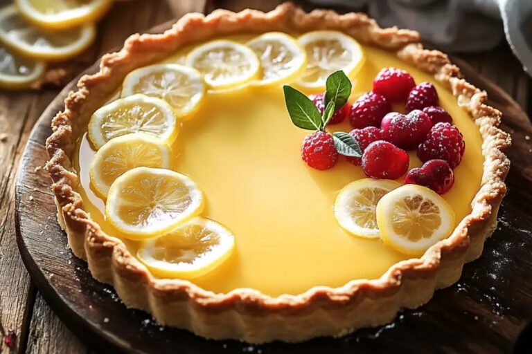 Valentines Day Lemon Tart Recipe