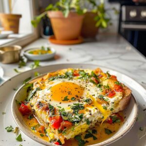 Oven-Baked Mediterranean Feta Eggs Recipe