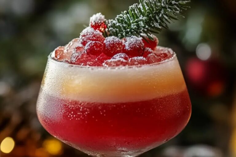 Kissing Santa Claus Mocktail Recipe