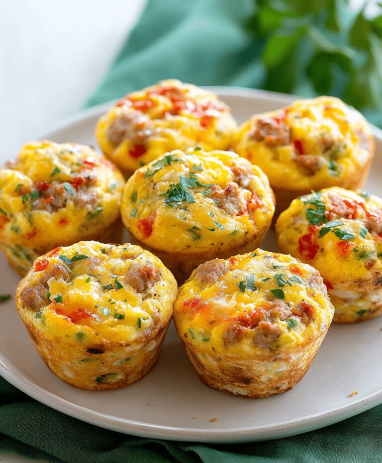 Easy Sausage Breakfast Muffins Recipe