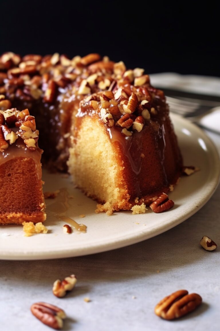 Pecan Upside Down Bundt Cake Recipe