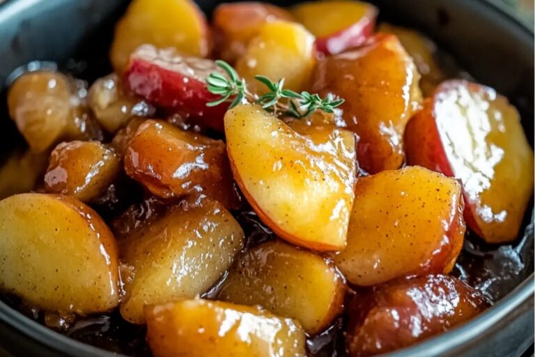 Easy Slow Cooker Cracker Barrel Fried Apples Recipe