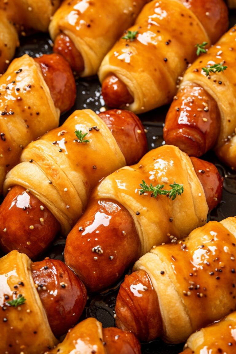 Glazed Pigs In A Blanket Recipe