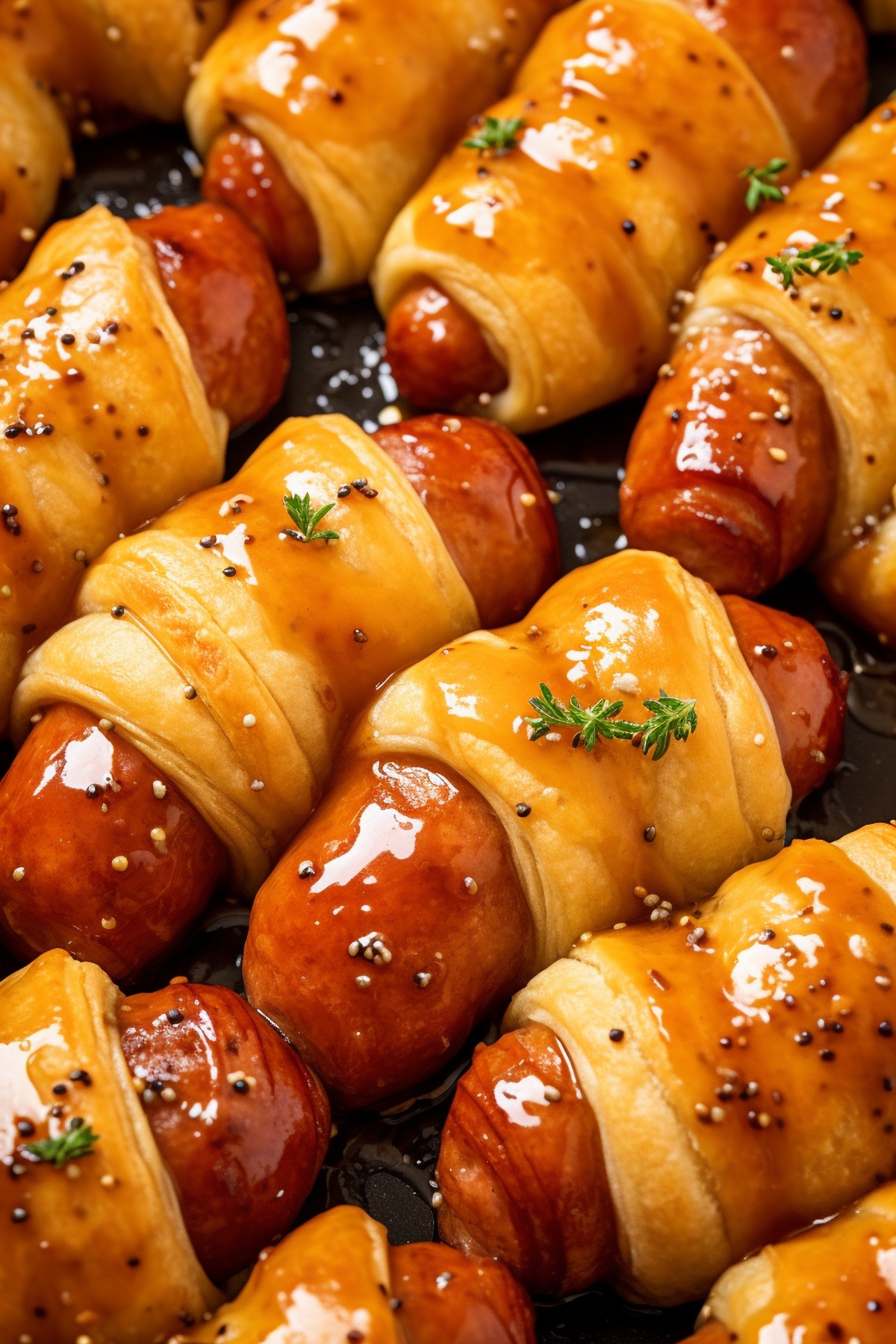 Glazed Pigs In A Blanket Recipe