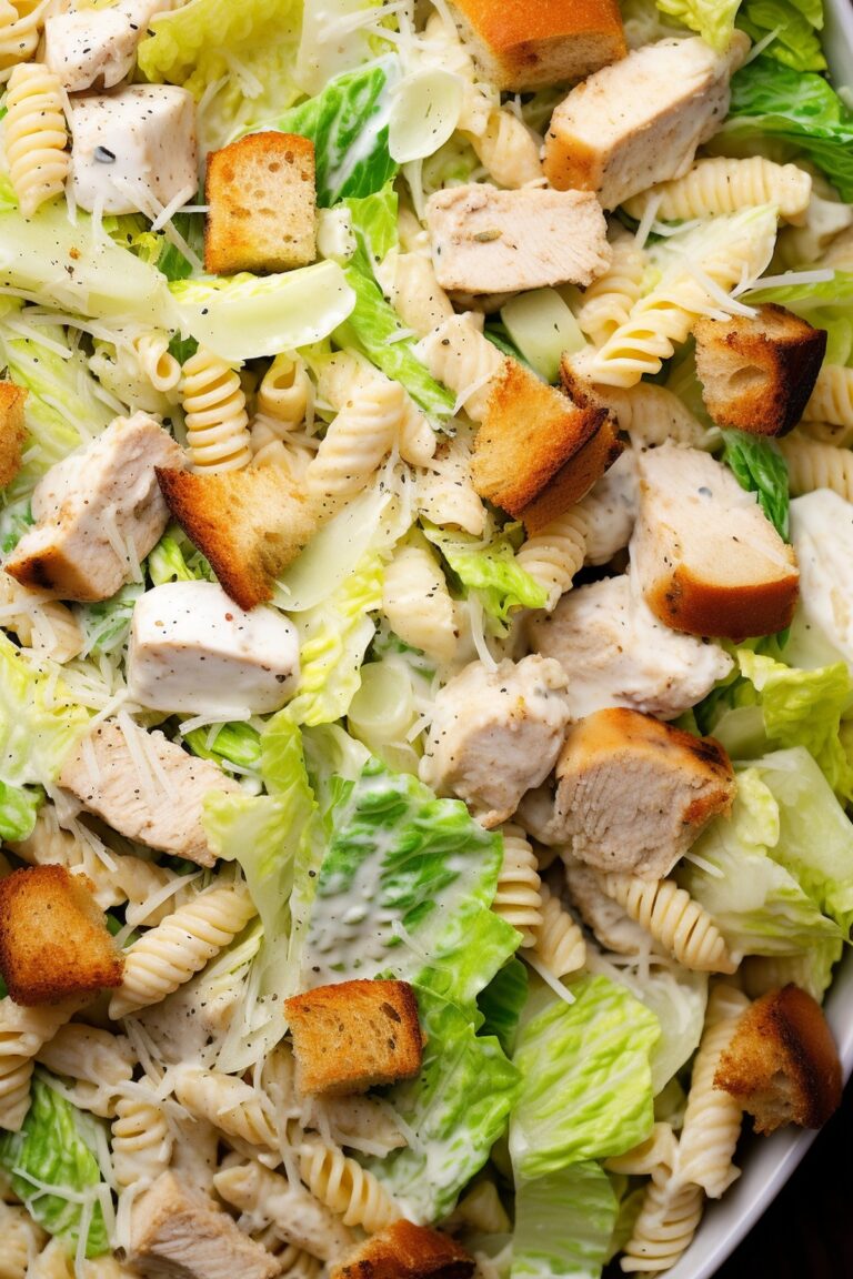 Chicken Caesar Pasta Salad Recipe