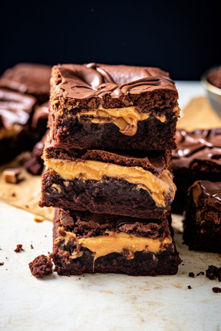 Peanut Butter Stuffed Brownies Recipe