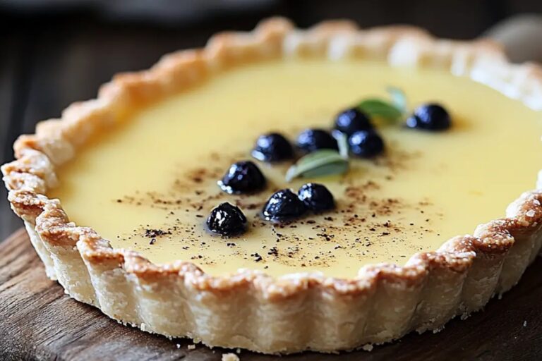 Vanilla Bean Custard Tart Recipe
