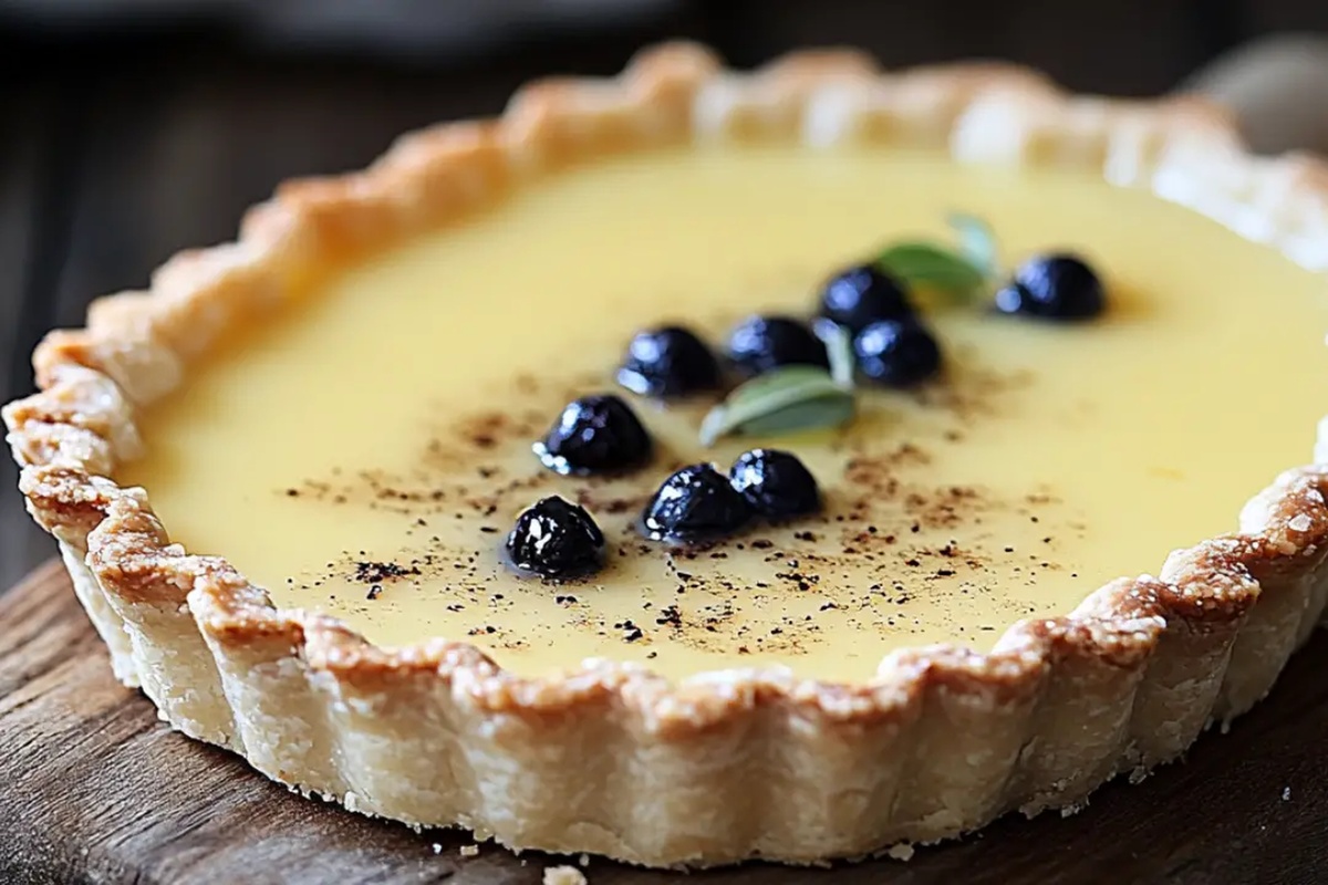 Vanilla Bean Custard Tart Recipe