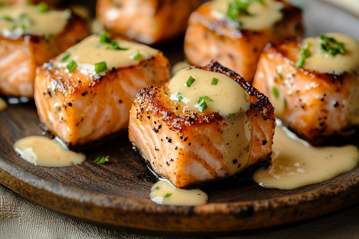 Crispy Bang Bang Salmon Bites Recipe