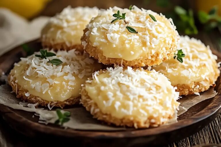 Lemon Coconut Cheesecake Cookies Recipe
