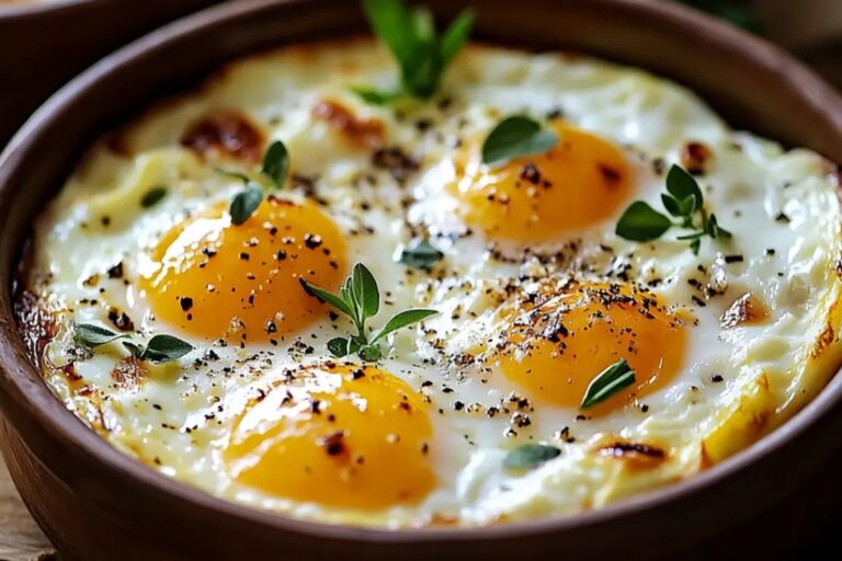 Baked Cottage Cheese Eggs Recipe