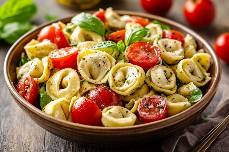 Tangy Tortellini Pasta Salad Recipe