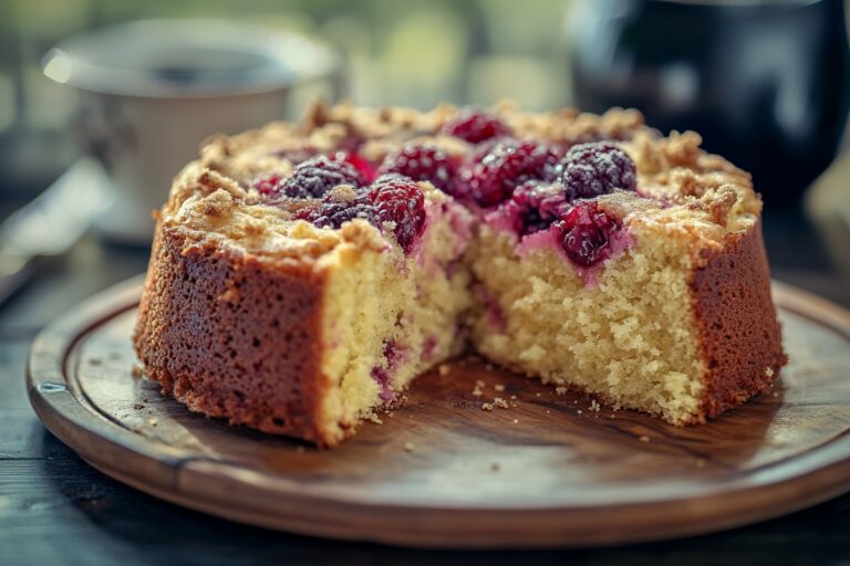 Raspberry Cream Cheese Coffee Cake Recipe