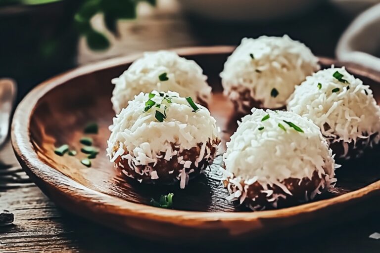 No-Bake Coconut Cream Balls Recipe