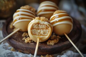Hogwarts Butterbeer Cheesecake Pops Recipe