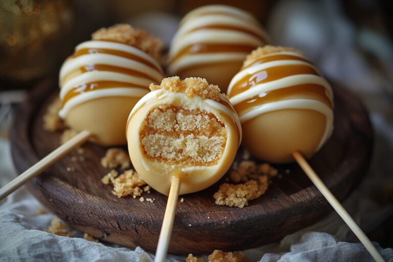 Hogwarts Butterbeer Cheesecake Pops Recipe
