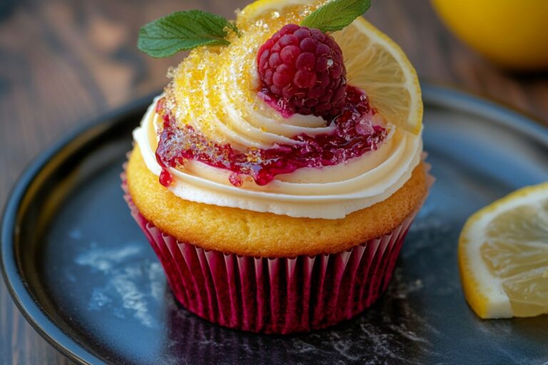 Raspberry Lemon Heaven Cupcakes Recipe