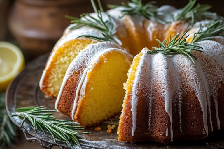 The Rosemary-Lemon Bundt Cake Recipe