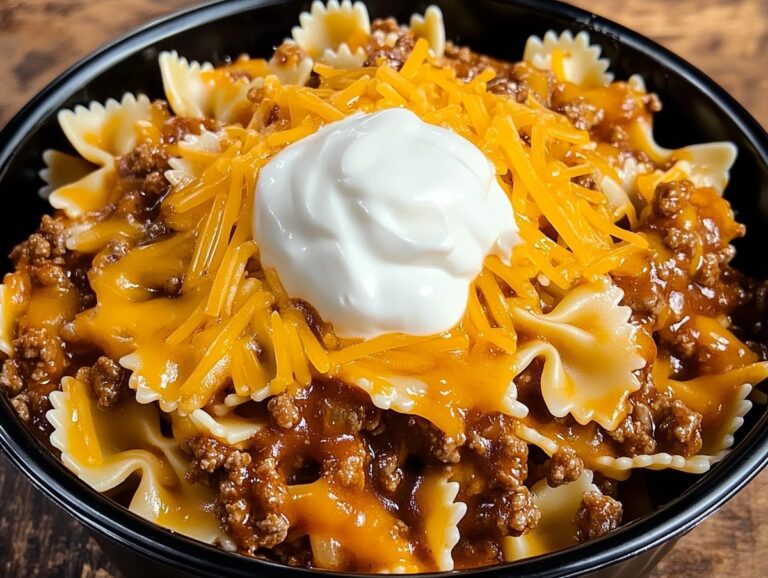 Zesty Honey Bbq Ranch Beef Bowtie Bake Recipe
