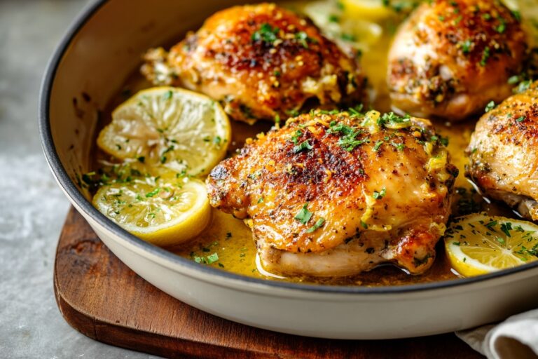 Baked Lemon Butter Chicken Recipe