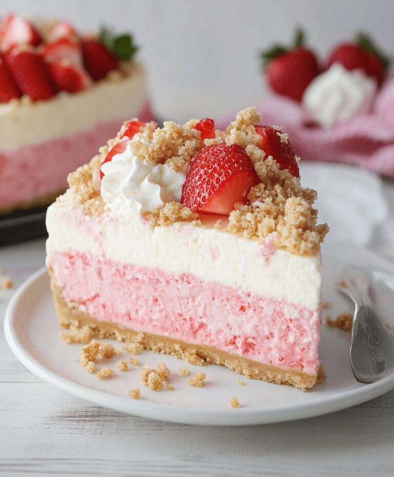 Strawberry Crunch Cheesecake Recipe