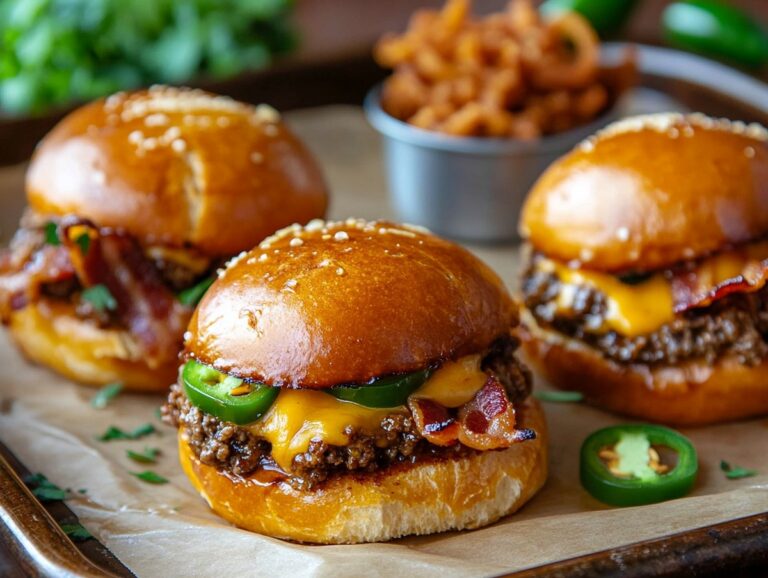 Pretzel Cowboy Sliders Recipe