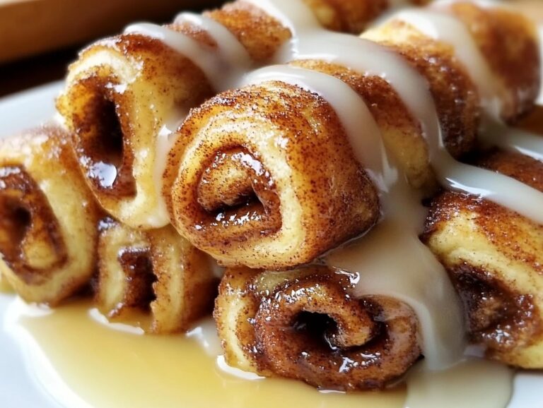 Cinnamon Roll French Toast Roll-Ups Recipe