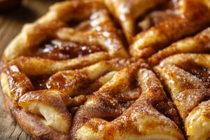 Cinnamon-Sugar Pizza Made With Crescent Rolls Recipe