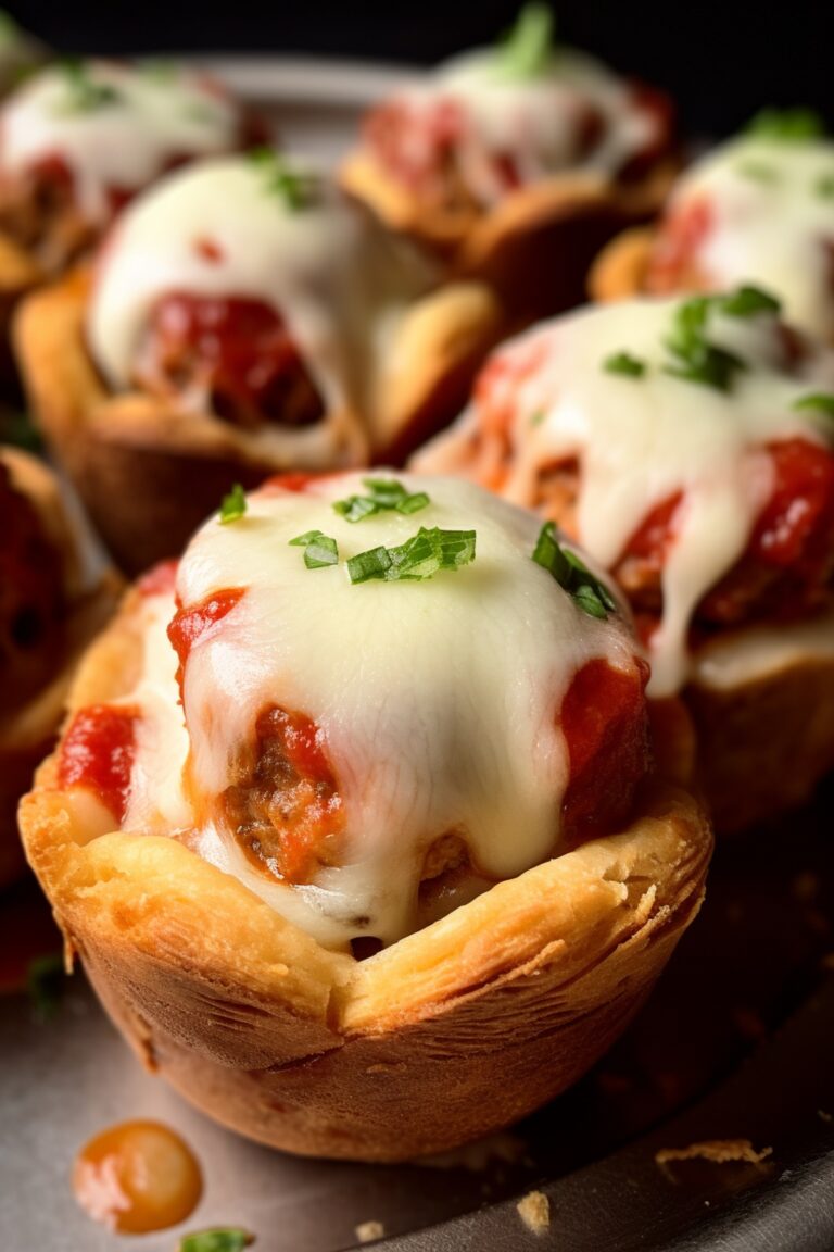 Meatball Sub Cupcakes Recipe