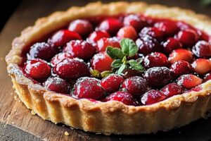 Sour Cherry Frangipane Tart Recipe