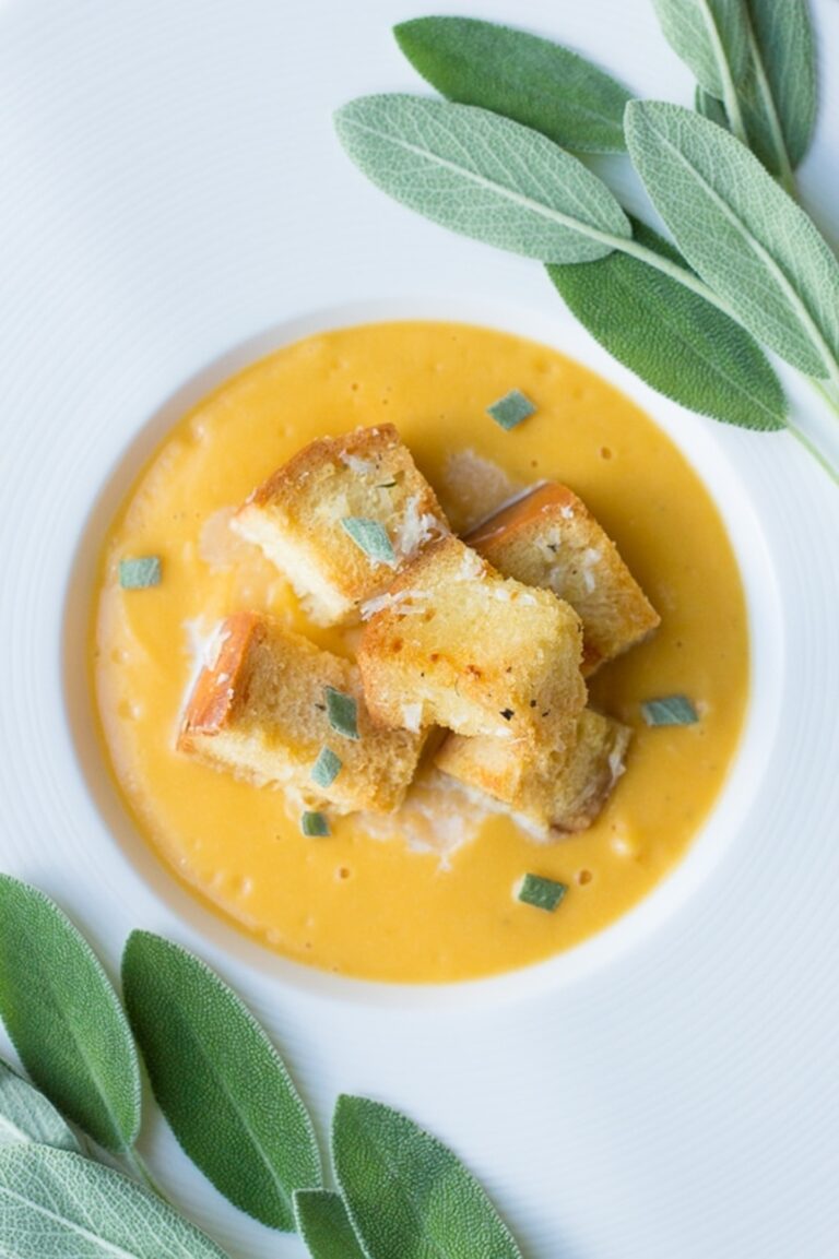 Roasted Butternut Squash Soup Recipe