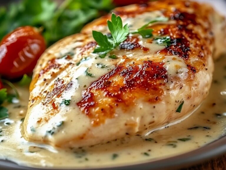 Gourmet Chicken With Boursin And Herbs Recipe
