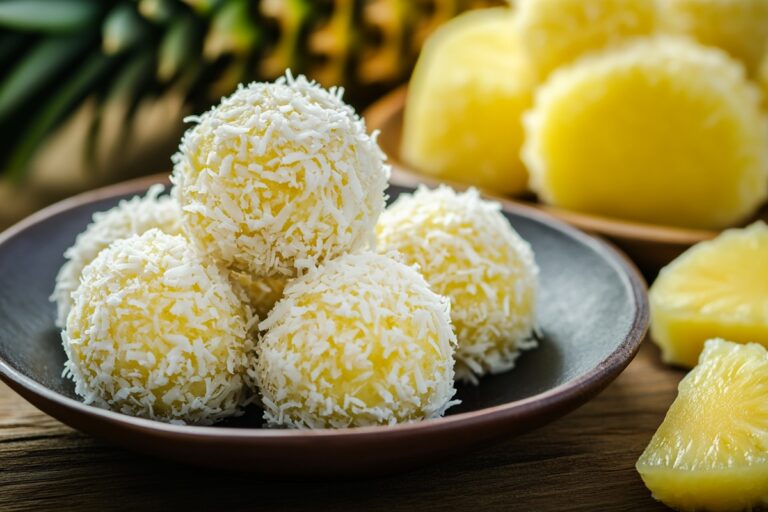 Tropical Coconut No-Bake Balls Recipe