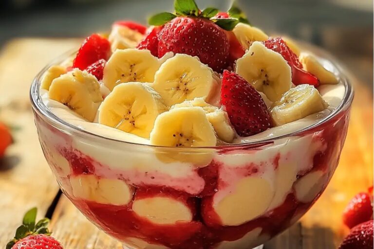 Strawberry Banana Pudding Recipe