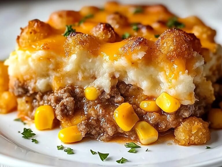 Shepherds Pie Tater Tot Casserole Recipe