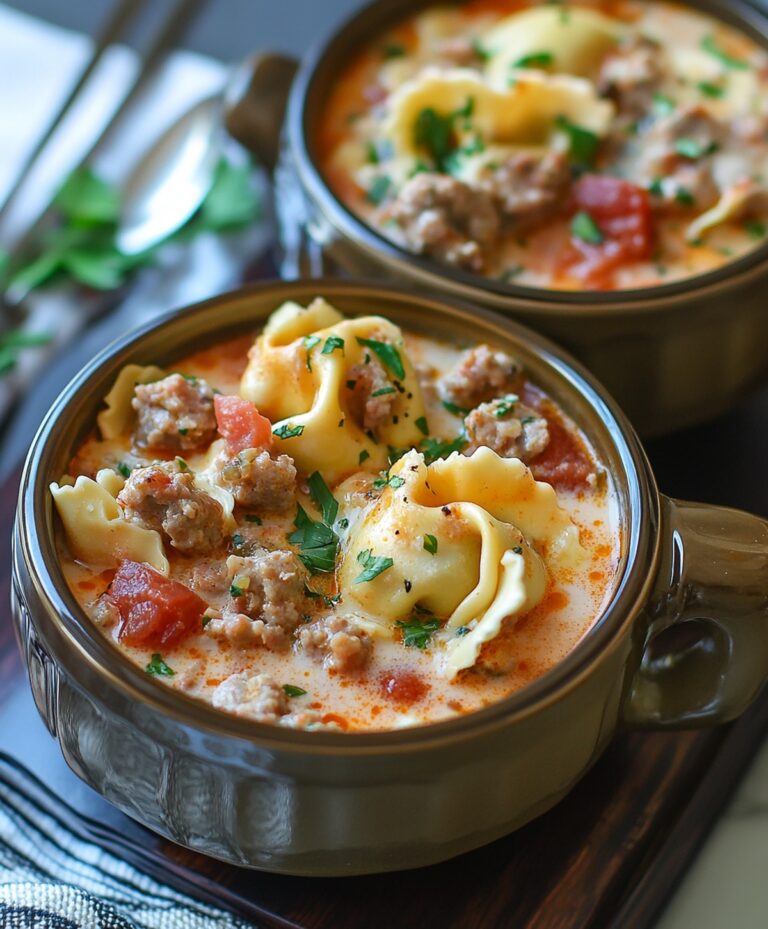Hearty Sausage Tortellini Soup Recipe