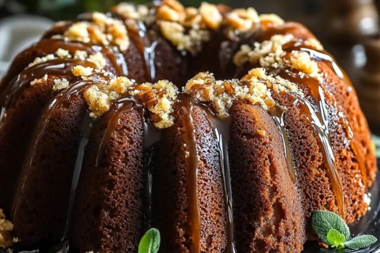 Easy Butterfinger Bundt Cake Recipe