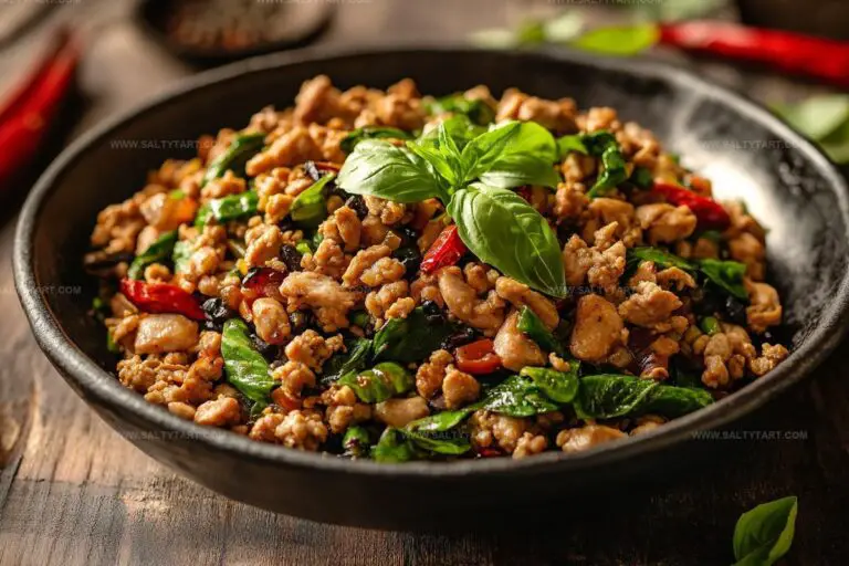 Ground Chicken & Holy Basil Stir Fry Recipe