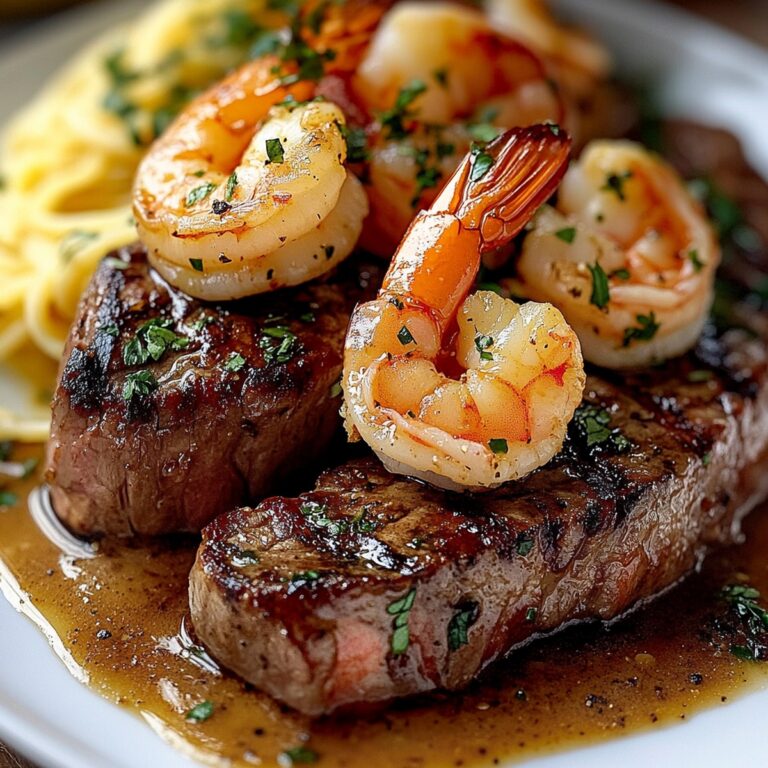 Valentines Day Garlic Butter Steak And Shrimp Recipe