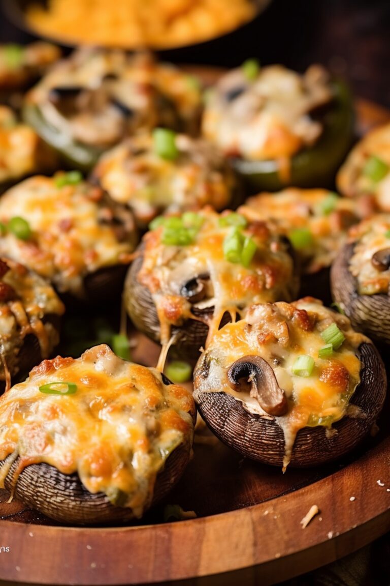 Jalapeno Popper Mushrooms Recipe