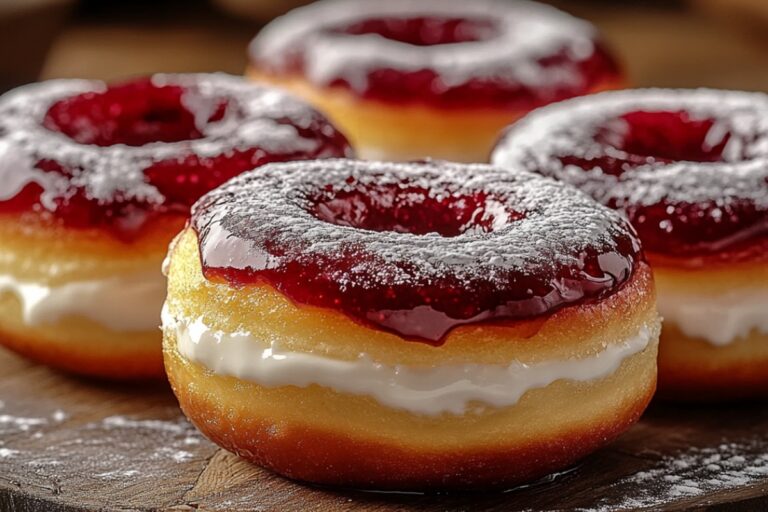 Full Loaded Cream And Jam Donuts Recipe